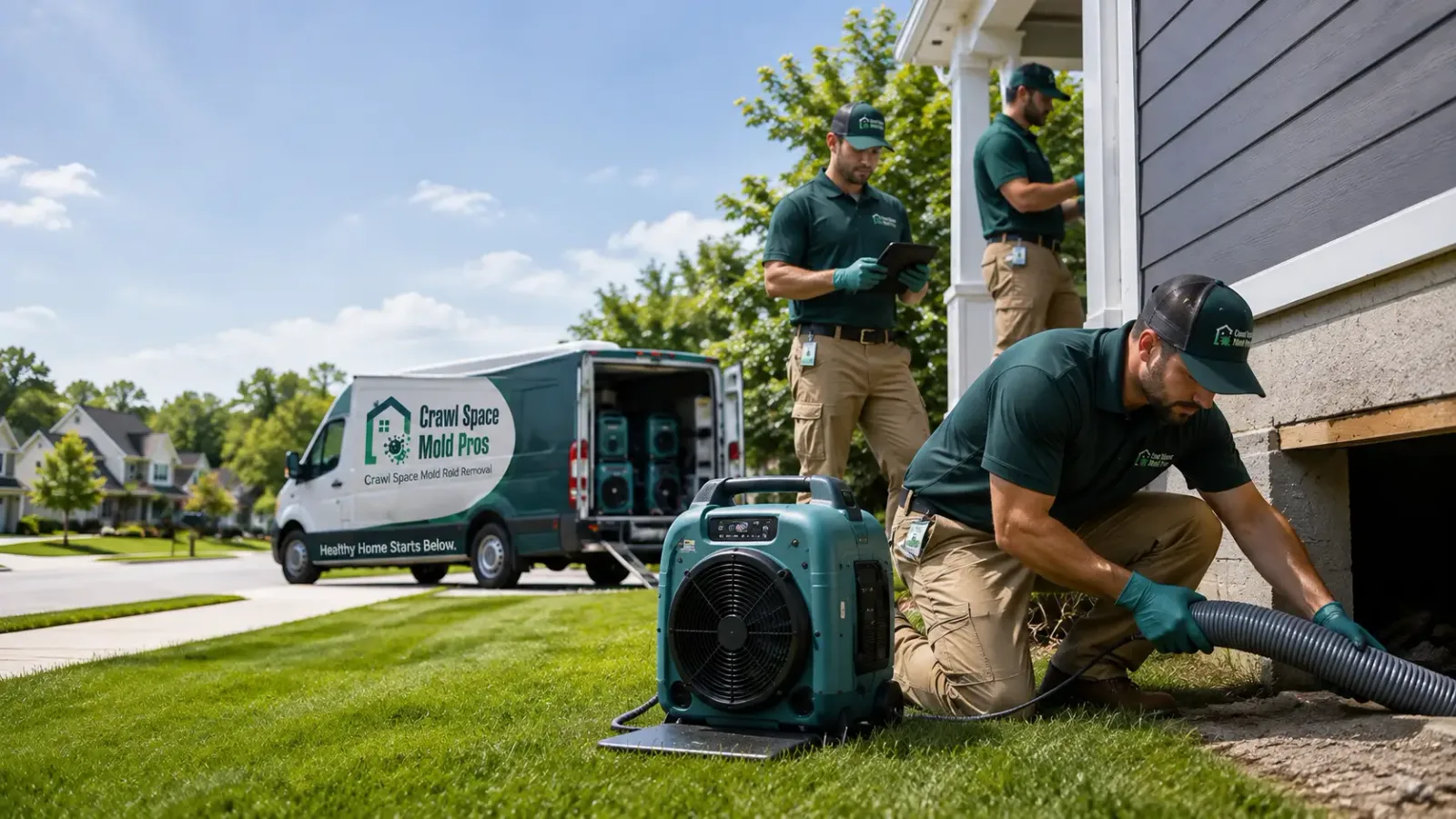 Crawl Space Mold Removal in Minster, OH
